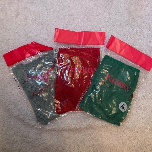 BNIB - 3 Pairs of Woman’s EXTRA LARGE Knotty Knickers. - Picture 4 of 4